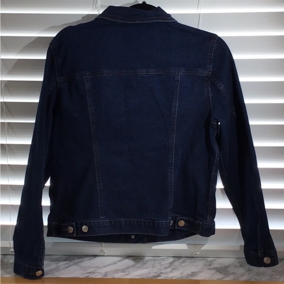 Dark Wash Denim Jacket size L - Picture 2 of 3
